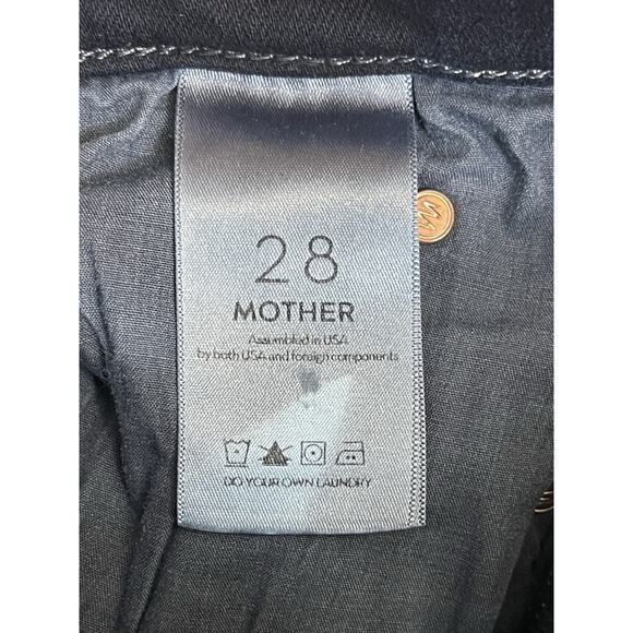 Mother Jeans Womens 28 Dark Blue The Stunner Two Step Fray Raw Hem Stretch Denim - Picture 5 of 15